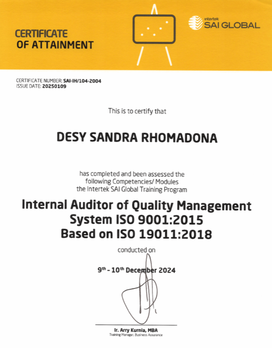 Internal Auditor