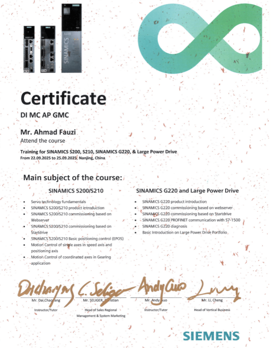 Siemens Automation Training